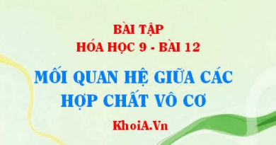 Bài tập mối quan hệ giữa các hợp chất vô cơ: Giải bài 1, 2, 3, 4 trang 41 SGK Hóa 9 bài 12